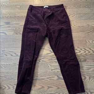 Loft Curvy Skinny Corduroy Pants